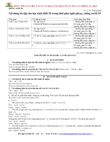 Bài tập ôn Khối 10 môn Anh, Lý, Toán